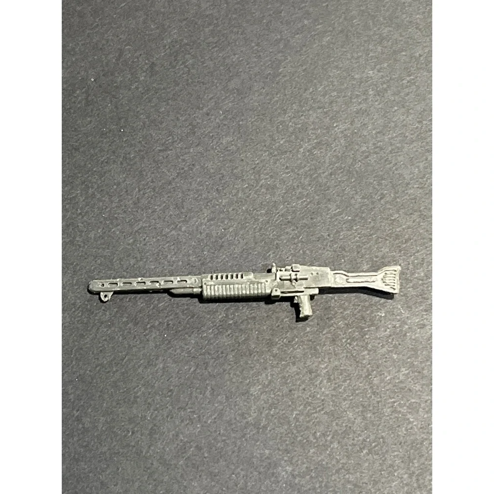 Vintage GI Joe DLT-19 Heavy Blaster Rifle Accessory Gray 12 Inch Scale 3.5